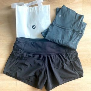 Lululemon Bundle - Speed Up shorts and Align leggings